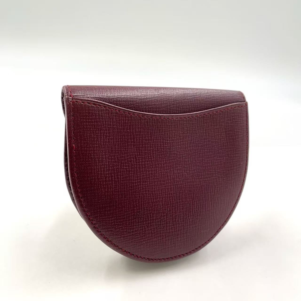 Cartier マスト ドゥ レザー ボルドー コインケース ゴールド - メルカリ