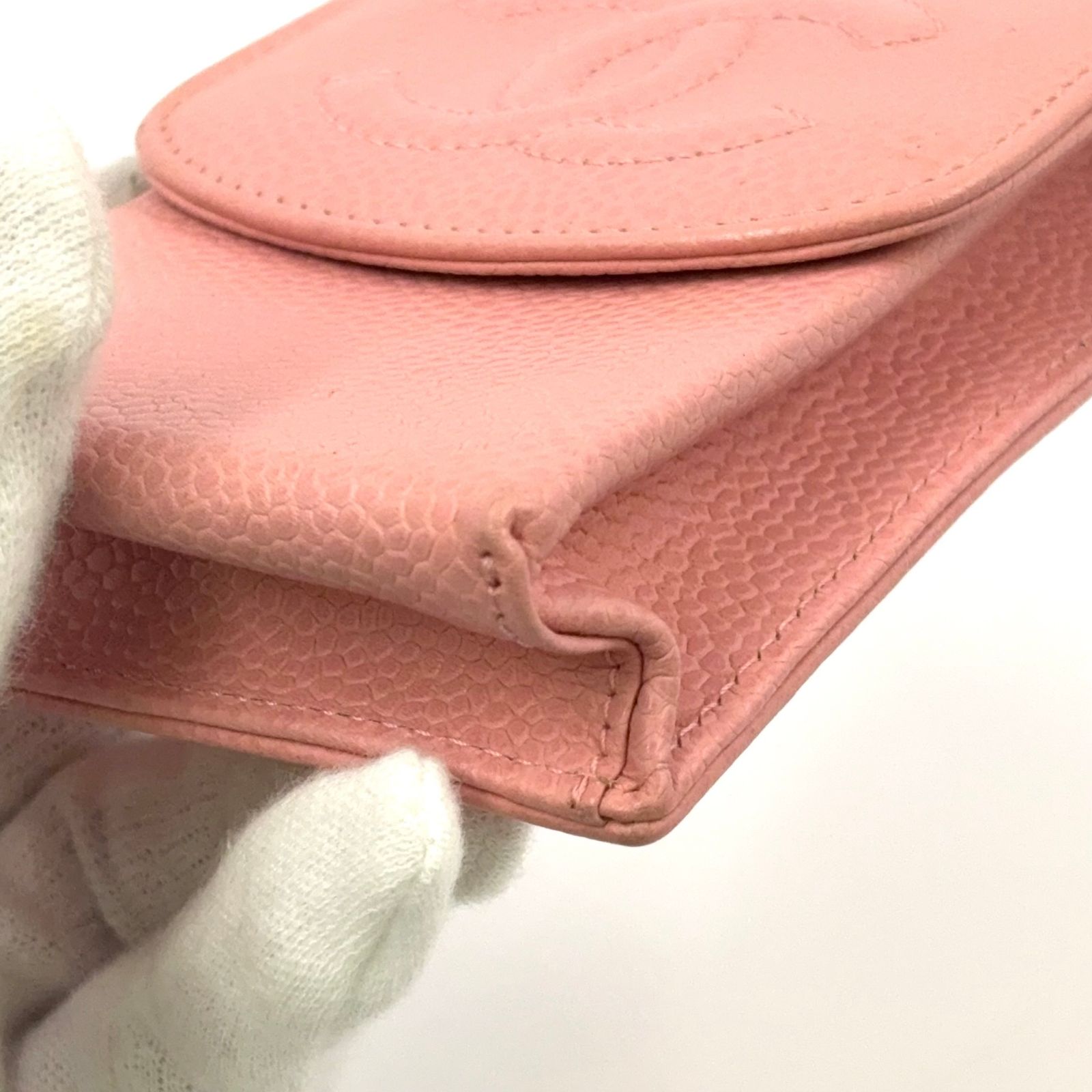 キャビアスキン ピンク