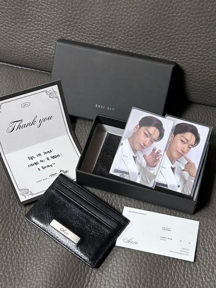 ATEEZ サン(SAN・チェサン) 財布 センイルMD フルセット - メルカリ