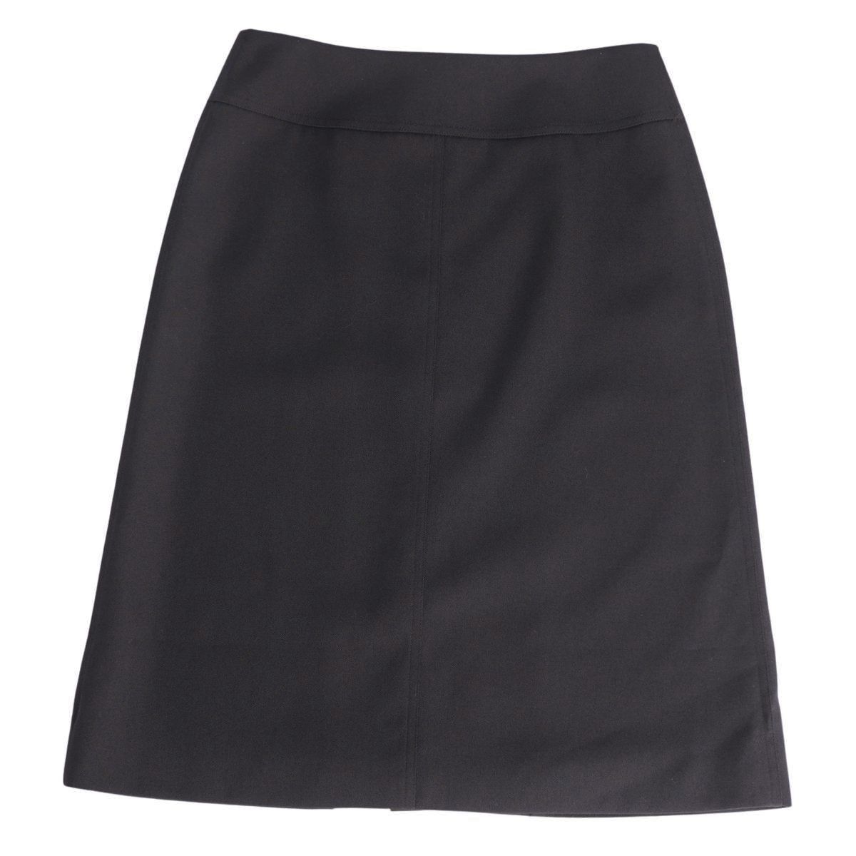 極美品 エルメス HERMES スカート 21AW ジップアップ ウール ボトム