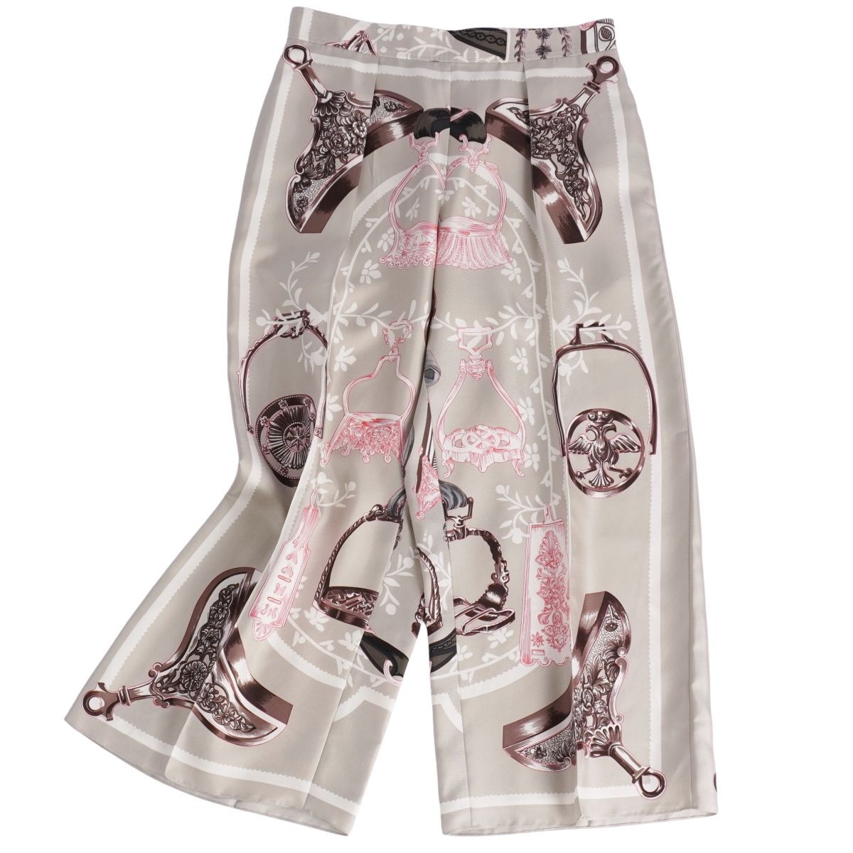 エルメス HERMES パンツ 24SS ワイドパンツ Etriers