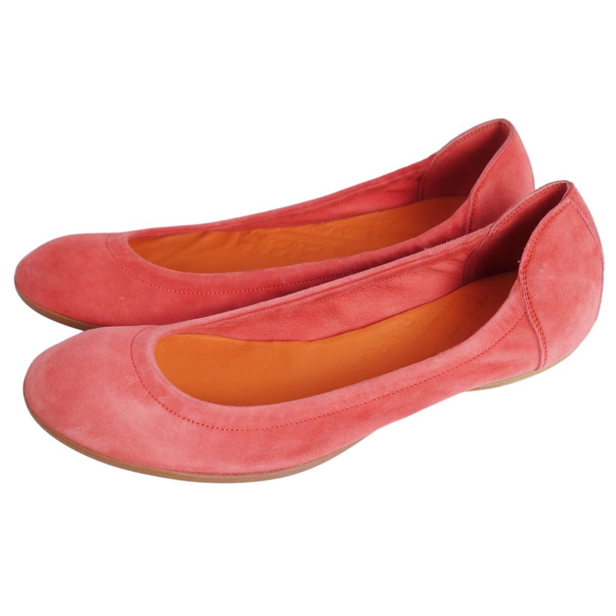 エルメス HERMES パンプス フラットパンプス バレエシューズ スウェ