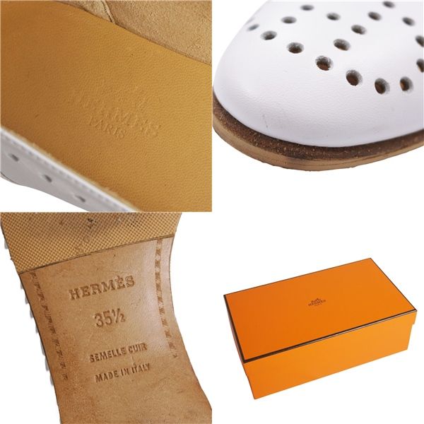  エルメス HERMES パンプス フラットパンプス エブリン Hロゴ レザ ハイヒール パンプス パンプス