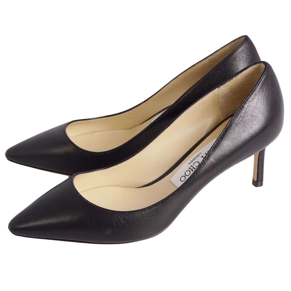 ジミーチュウ JIMMY CHOO パンプス レザー ヒール シューズ 靴