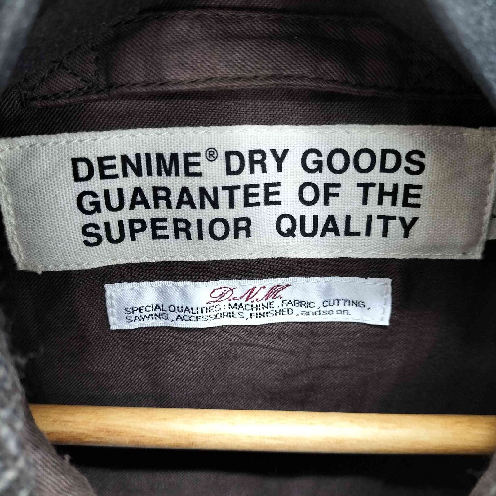 ドゥニーム Denime HEAVY TWEED FLIGHT JACKET A-2型 ウールツイード 