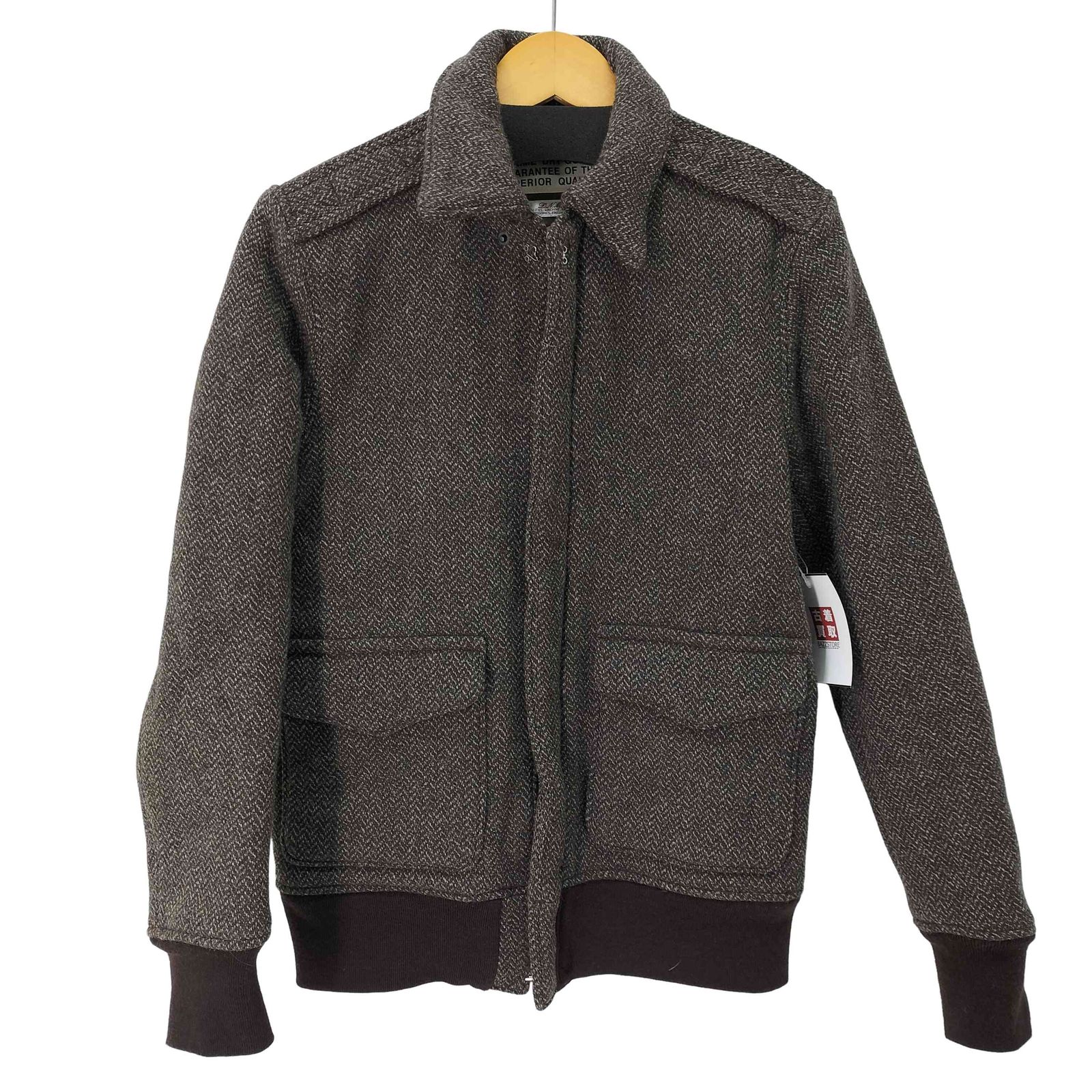 ドゥニーム Denime HEAVY TWEED FLIGHT JACKET A-2型 ウールツイード 