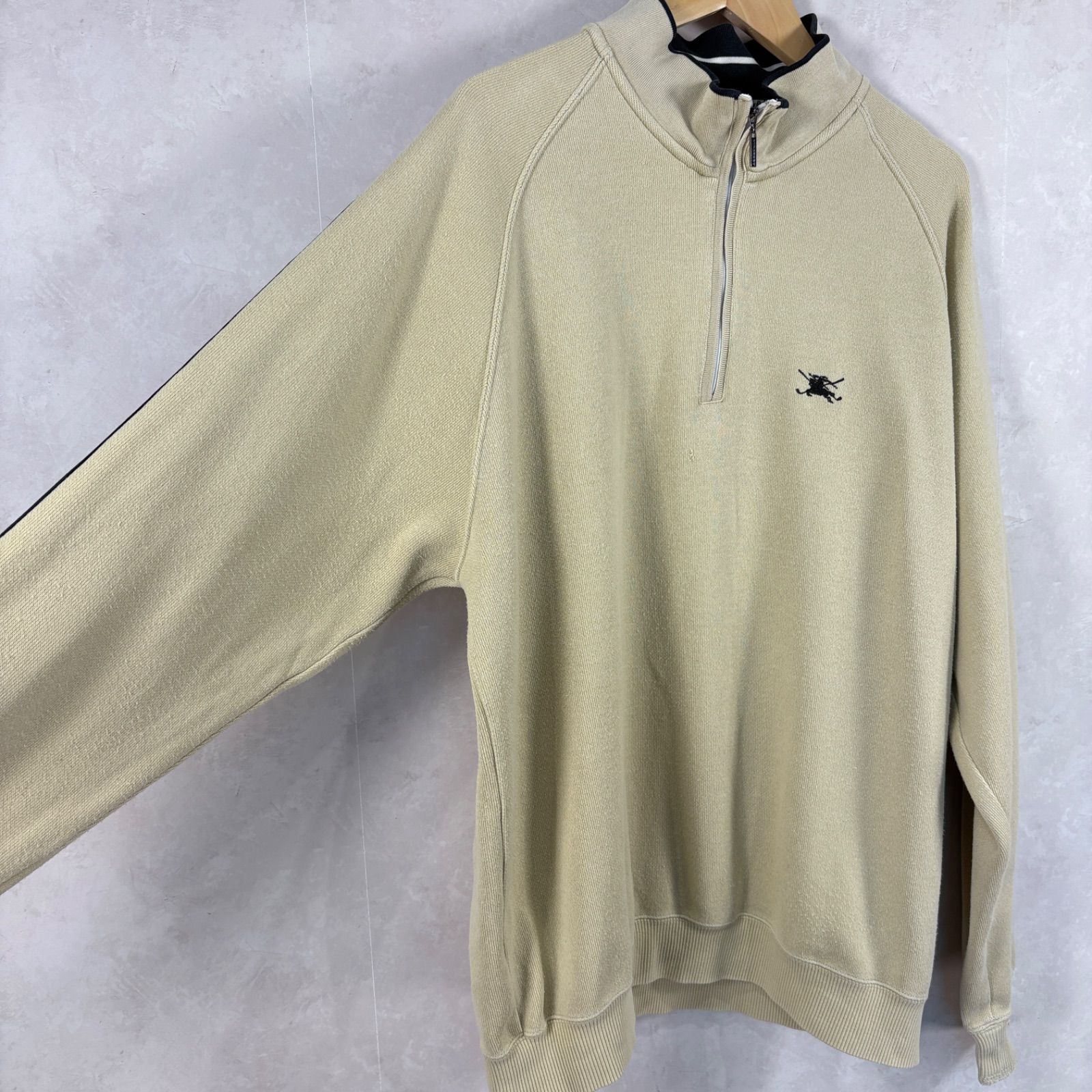 Burberrys バーバリー ゴルフ トレーナー スエット ロゴ 美品 BURBERRY GOLF バーバリーゴルフ ホースロゴ刺繍 サイドライン