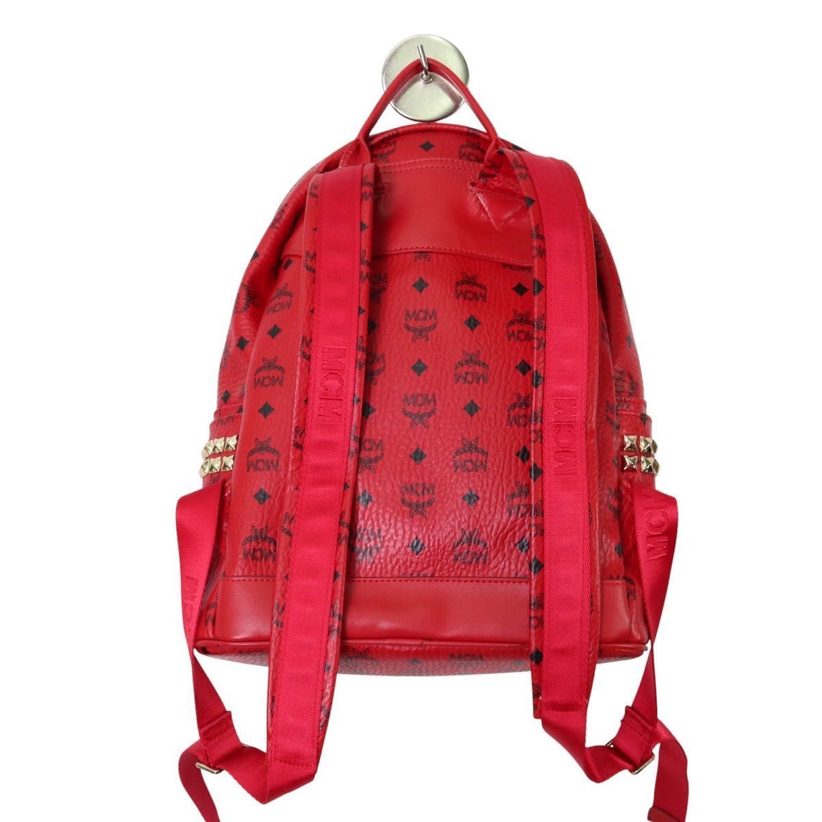 MCM エムシーエム スターク バックパック リュック ヴィセトス レッド