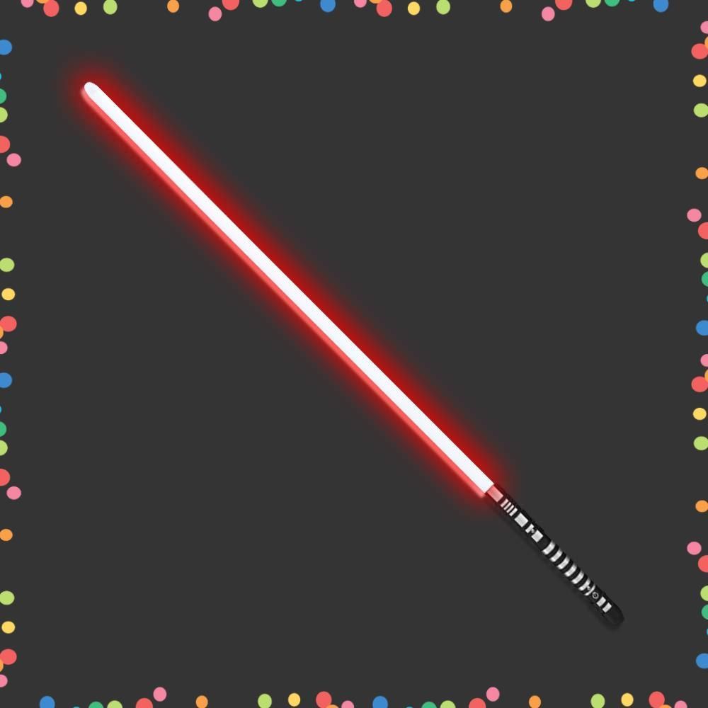 フォース 柄 ゴースト FX アルミニウム ブラック メタル シリーズ ライト ライト LED セイバー ライトセイバー 大人用 リアルでの決闘対応 レッド YDD