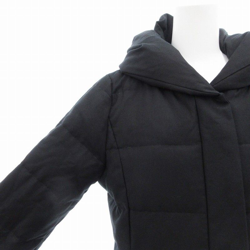 レイビームス Ray Beams 美品 ダウンコート フード ミドル ハーフ丈 0 