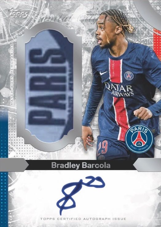  日本未発売 1 Box 2025 25 Topps Exhibition Paris Saint-Germain ワールドサッカー サッカー