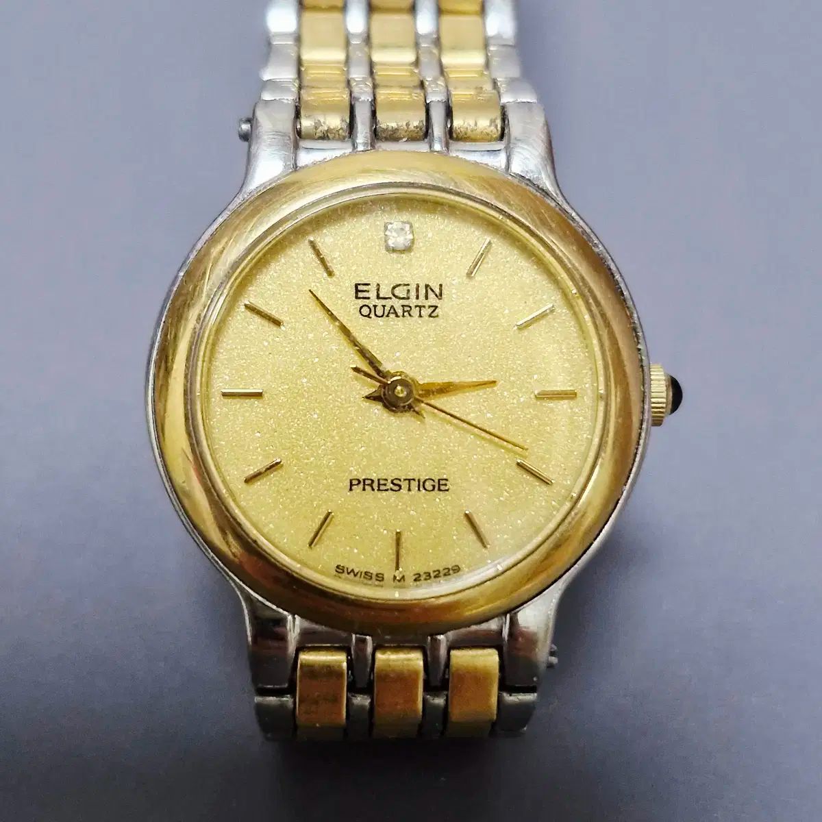 ELGIN レディース コンビ時計