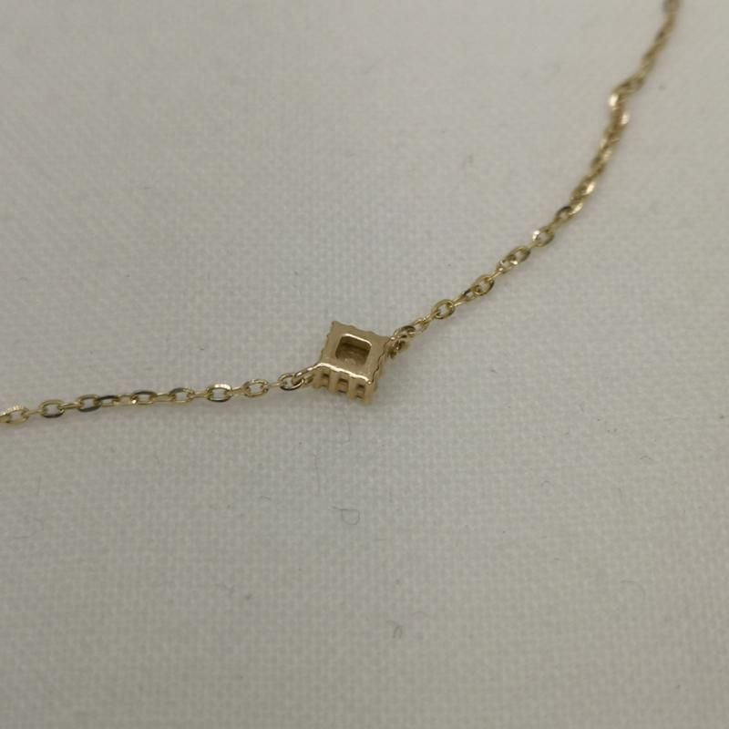 10金 ブレスレット スタージュエリー 中古 箱あり スタージュエリー K10 ダイヤモンド ゴールド ブレスレット 0.02