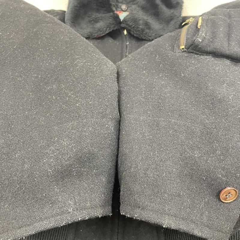  プードゥドゥ フローラル リバーシブル ジャケット 花柄 総柄 刺繍 ロゴ 厚手 ウール サイズ82-90-160 レディース - ISItems 古着 その他 トップス