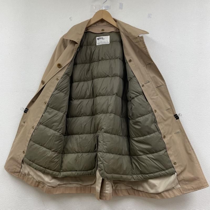 マーガレットハウエル MHL. ステンカラーコート ダウンライナー付き