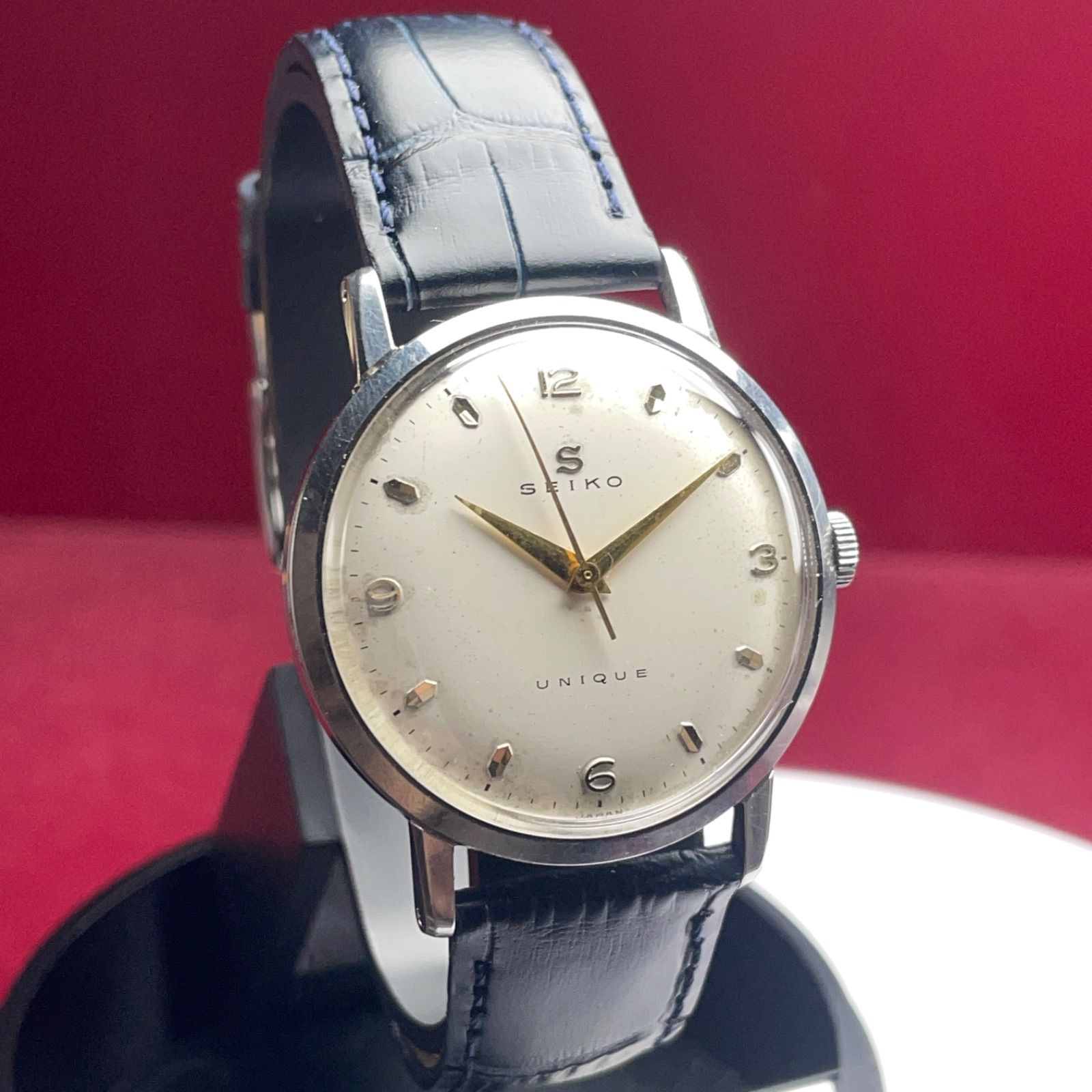 希少 1950年代製 SEIKO UNIQUE セイコー ユニーク 手巻 日本製
