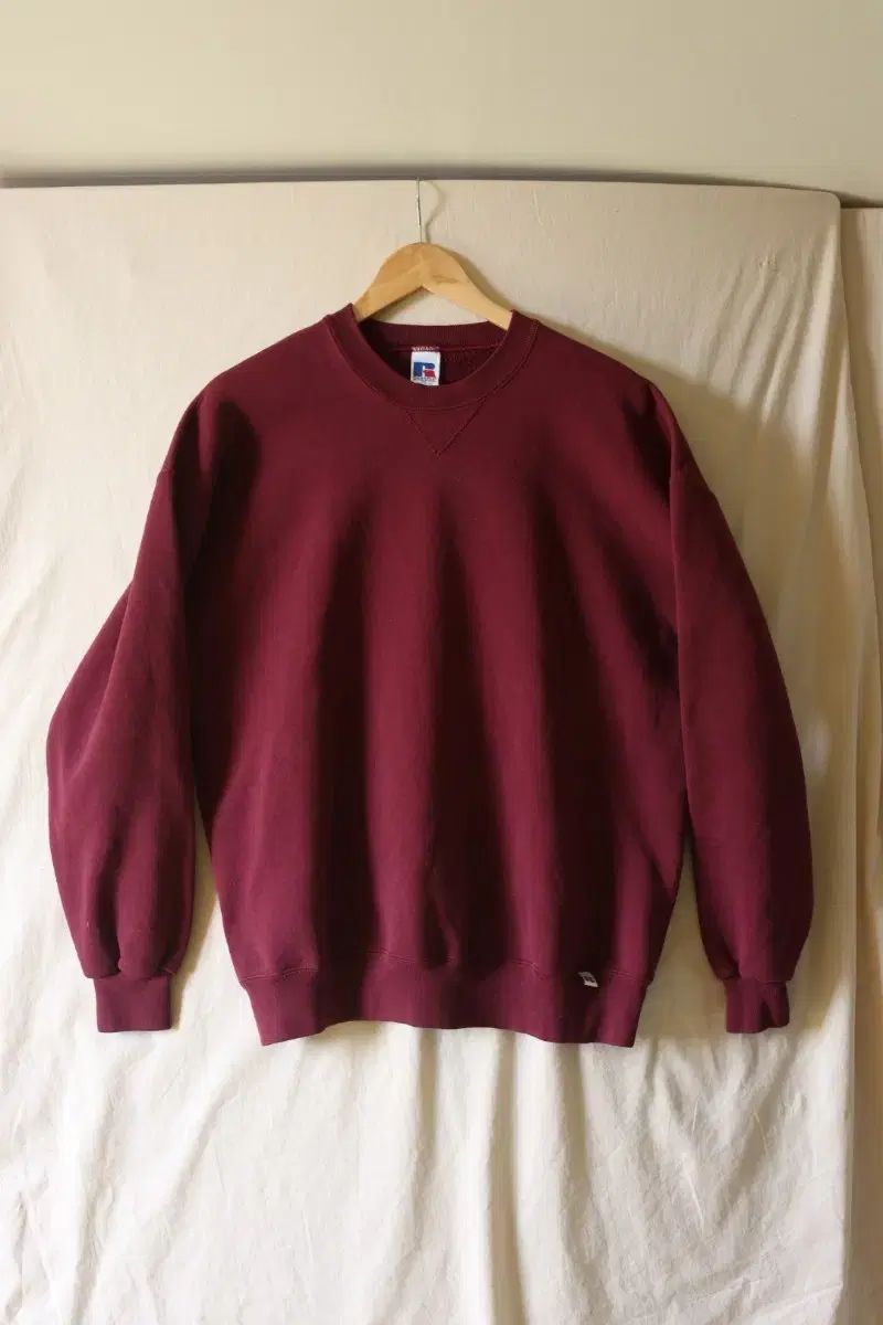 ラッセル 90s スウェットシャツ バーガンディ XL