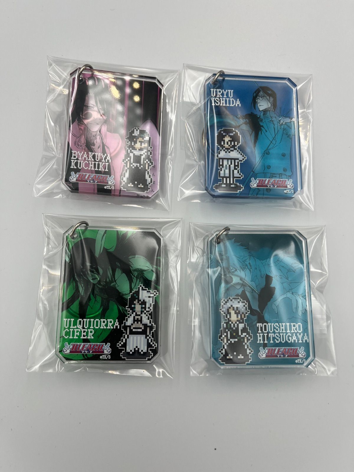 ブリーチ原画展アクリルキーホルダーコンプリートセット BLEACH 原画展 アクリルキーホルダー 4個セット 【公式通販】