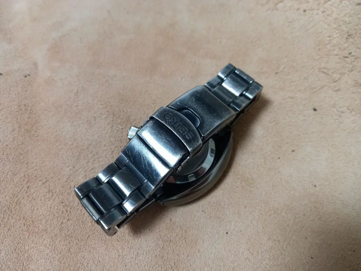  SEIKO オートマチック ダイバー 時計 ブルーブラック オーバホール 商品 スキニーパンツ 自動巻き時計 腕時計(アナログ)