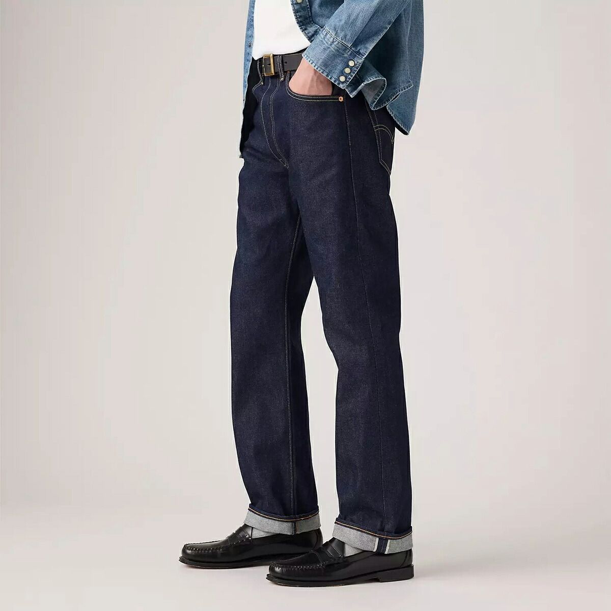 リーバイス 501 オリジナル セルビッジ デニム インディゴ LEVIS 501