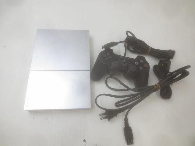 品 ゲーム プレイステーション2 PS2 本体 SCPH-90000 サテンシルバー 動作品 付き