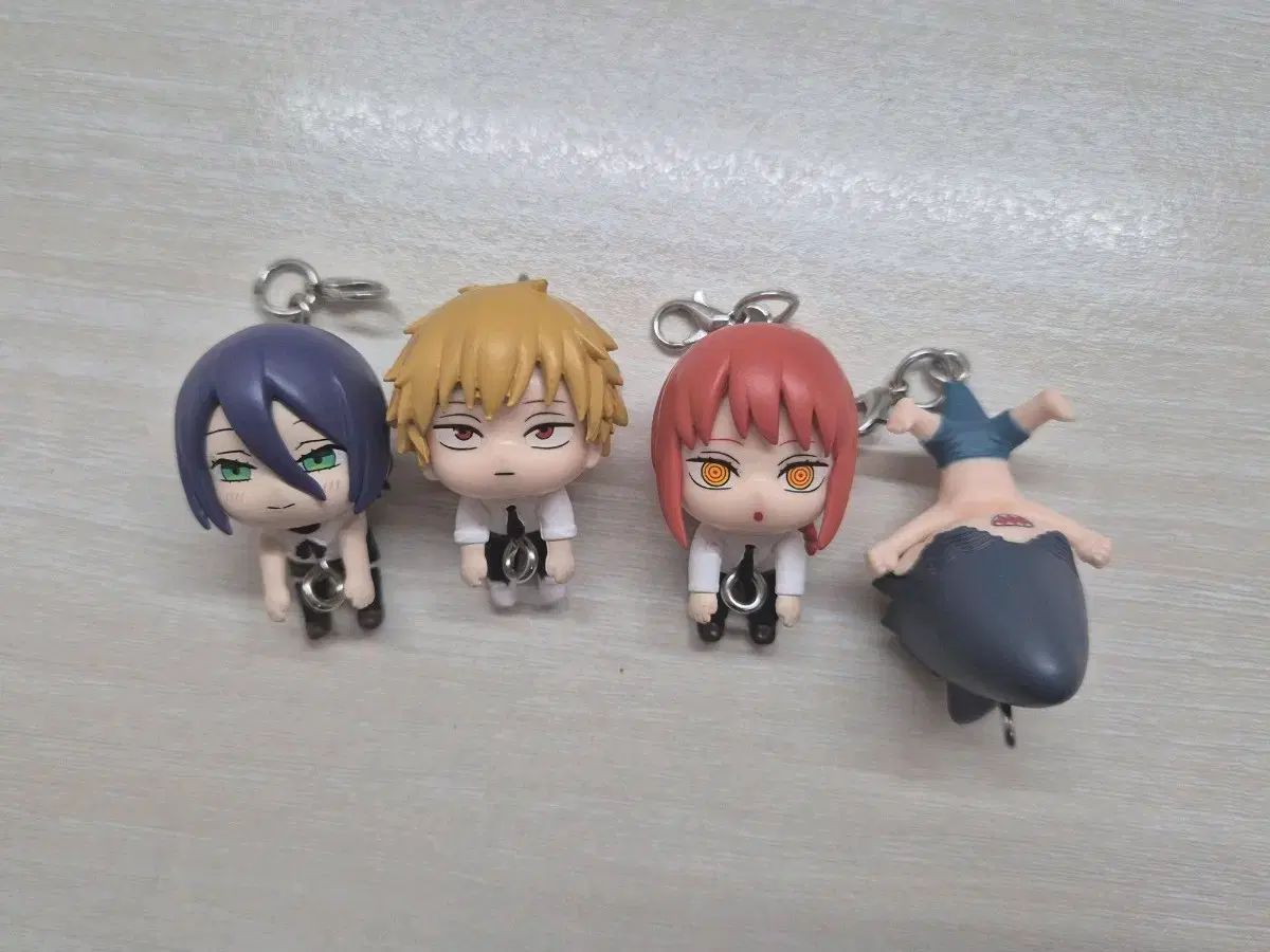 チェンソーマン レゼ編 キャラクター連結 ロングキーホルダー ガチャ 4種セット