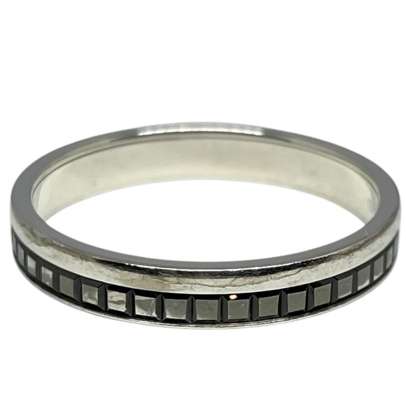 ブシュロン キャトルクラシックリング ハーフ ホワイトゴールド K 18ホワイトゴールド ブラックPVD ジュエリー