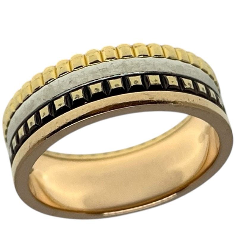 ブシュロン キャトルクラシックリング スモール K 18 WG YG PG ブラウンPVD ジュエリー