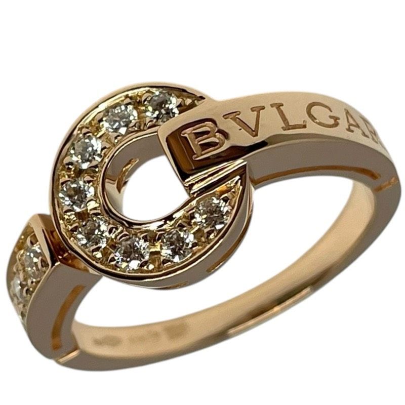 ブルガリ BVLGARI ブルガリブルガリダイヤリング ピンクゴールド 750PG ダイヤモンド ジュエリー