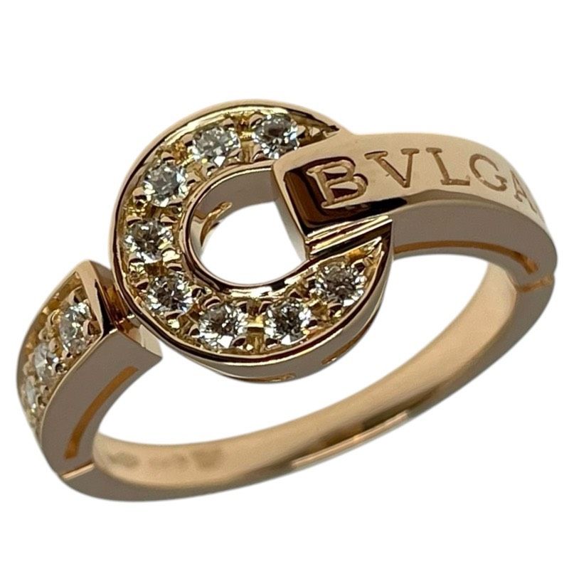 ブルガリ BVLGARI ブルガリブルガリダイヤリング ピンクゴールド 750 PG ダイヤモンド ジュエリー