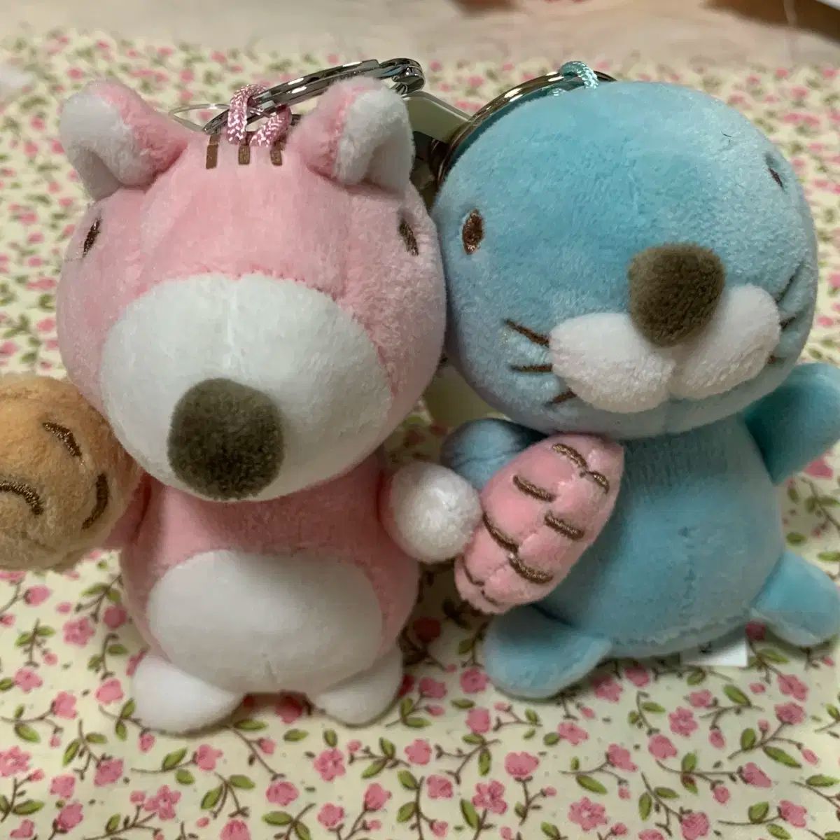 ポノポノ ポロリ ぬいぐるみ キーリング セット