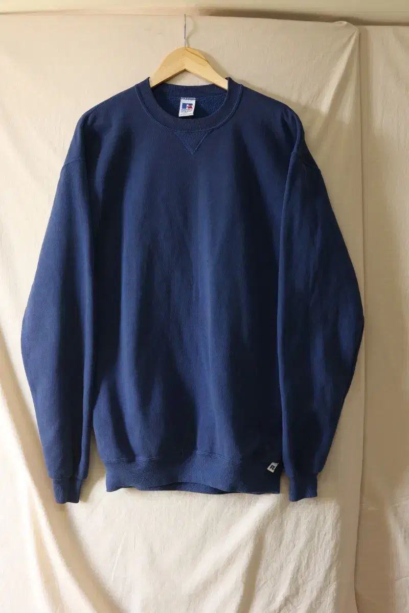 ラッセル 90s スウェットシャツ ネイビー XL 実際サイズ XXL