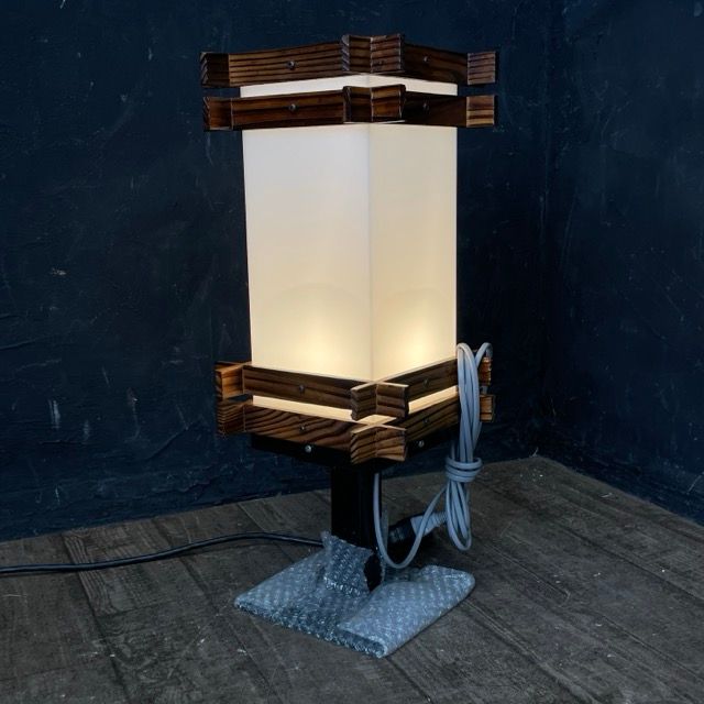 露地照明 W 23. .5×H 56 和風 照明 電飾スタンド看板 行燈風 514668