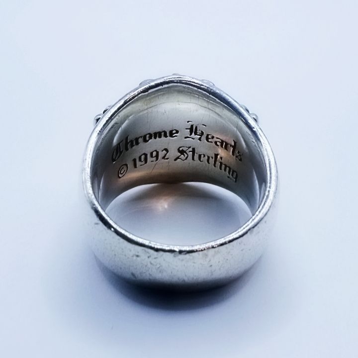 【品質保証書】 CHROME HEARTS KEEPER RING 22.5号