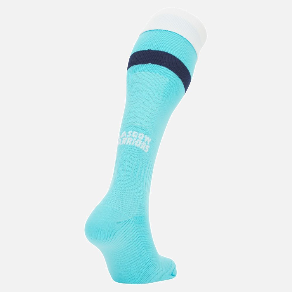 マクロン ラグビー グラスゴー ウォリアーズ 2025 2026 アウェイ ソックス 靴下 青 ブルー 紺 ネイビー モデル 日本未発売