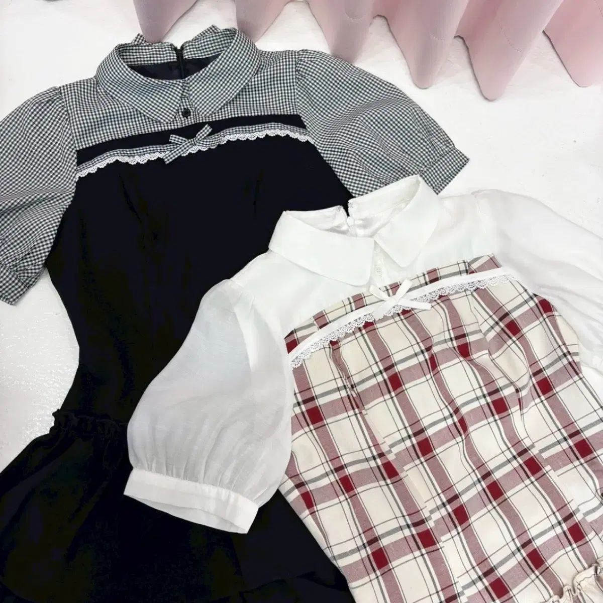 EBLIN ドッキング ティアード ONE PIECE ブラック