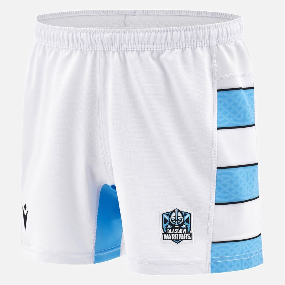マクロン ラグビー グラスゴー ウォリアーズ 2025 2025 アウェイ マッチ ショートパンツ 白 ホワイト 公式モデル 日本未発売