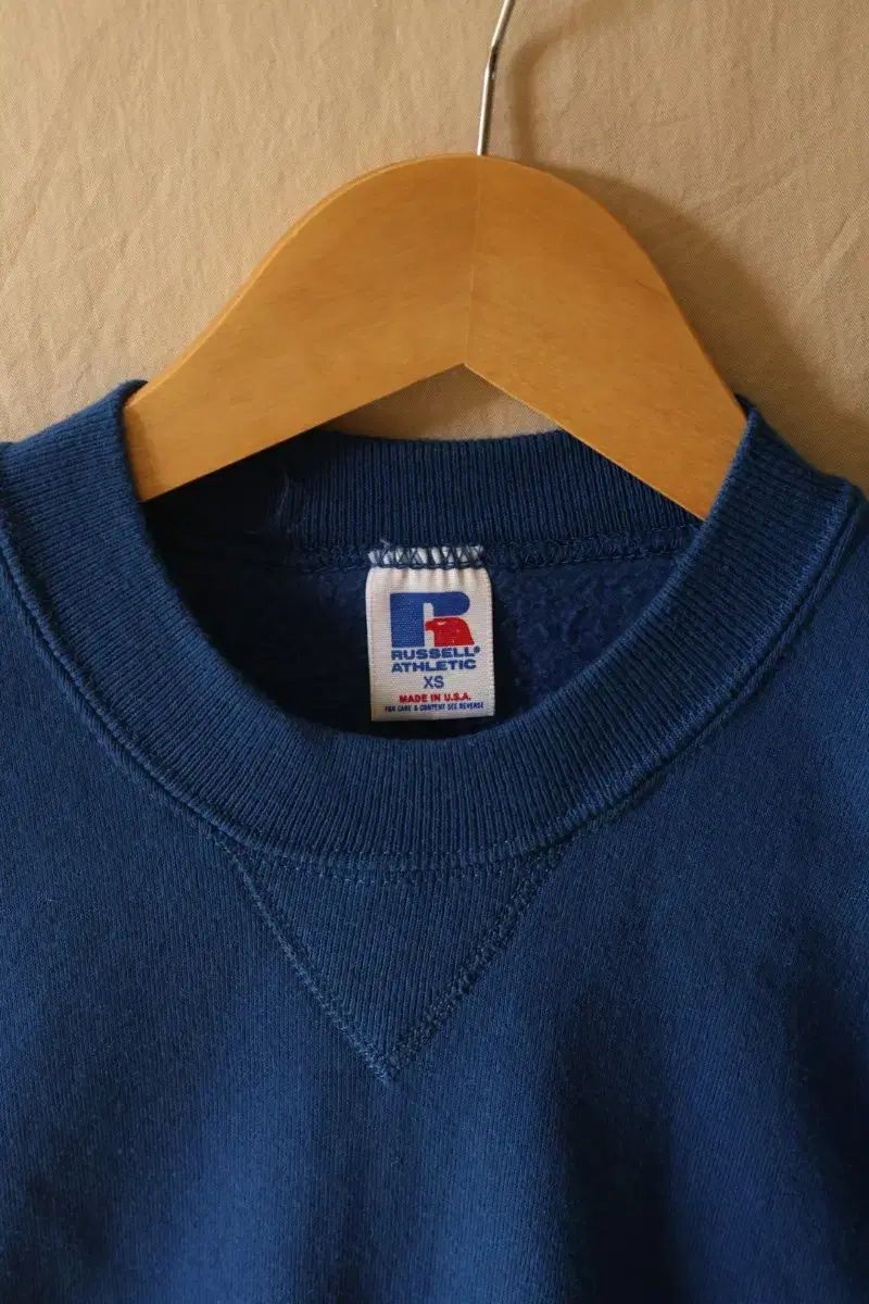ラッセル 90s スウェットシャツ ブルー XS
