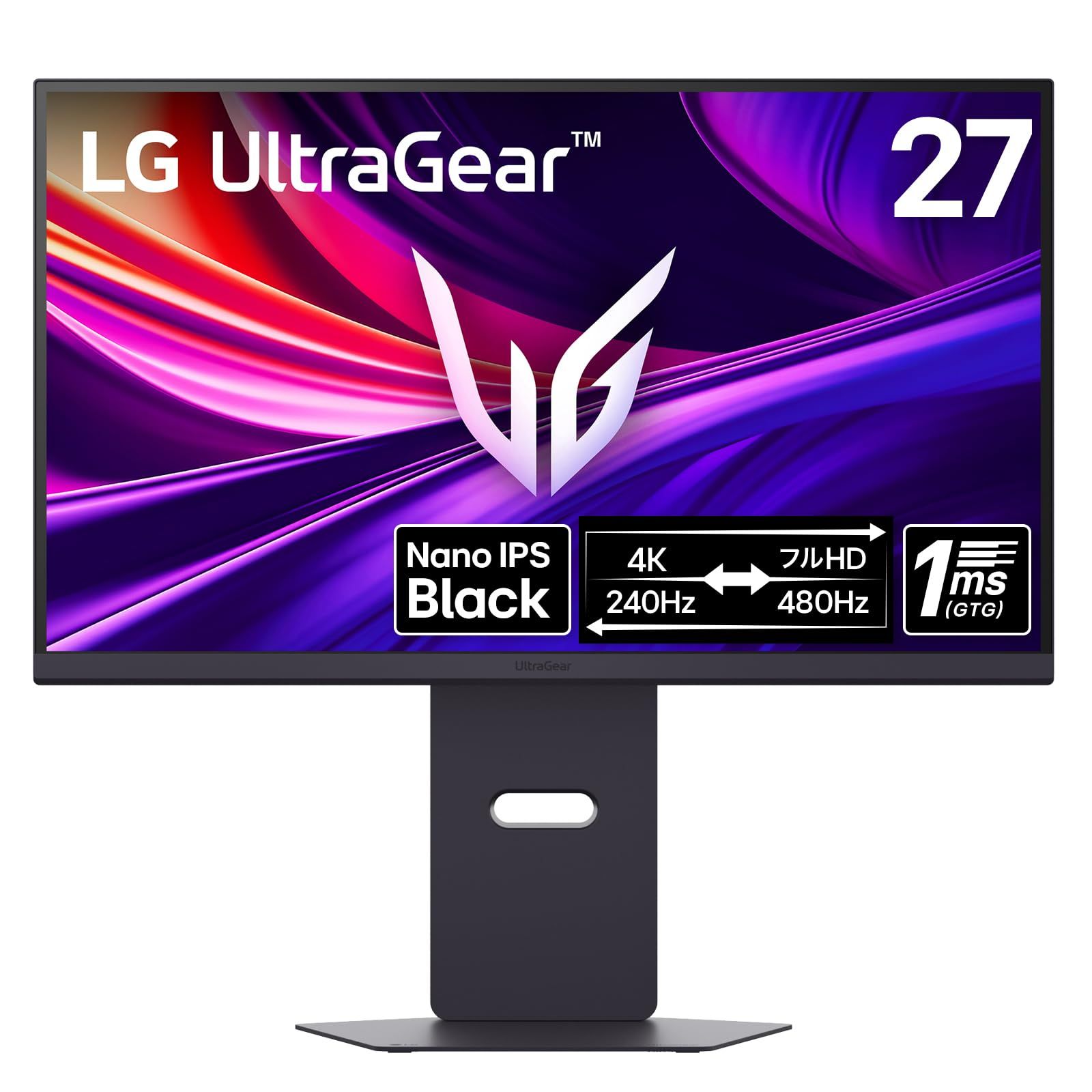 VGP 2025 Summer 金賞 LG ゲーミングモニター UltraGear 27G850A-B 27インチ 4K 3840×2160 VESA Dual Mod 27G850A-B 27 4K Nano IPS Black 240Hz 1ms