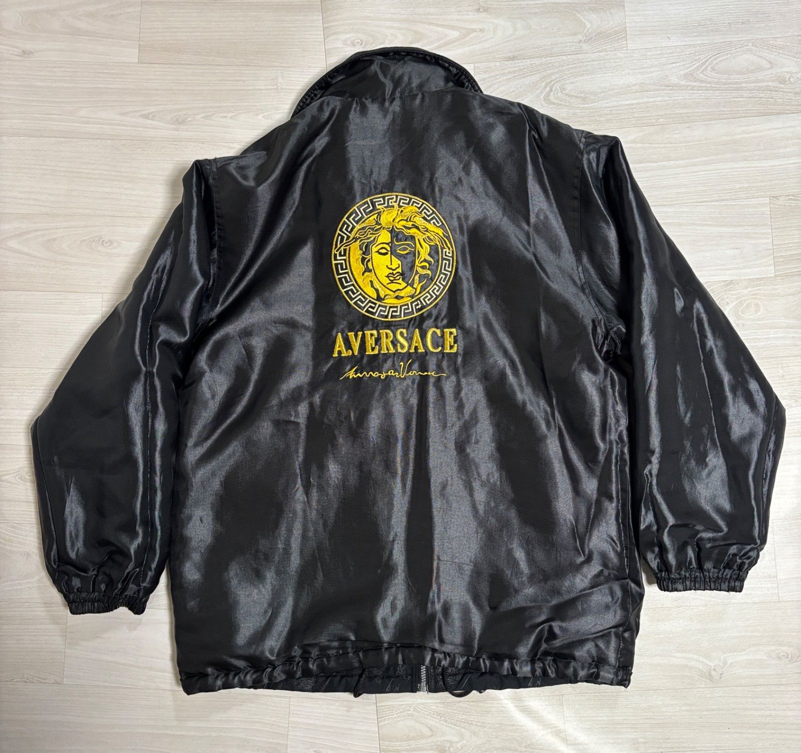 Versace A.VERSACE JEANS COUTURE リバーシブル ナイロンジャケット 