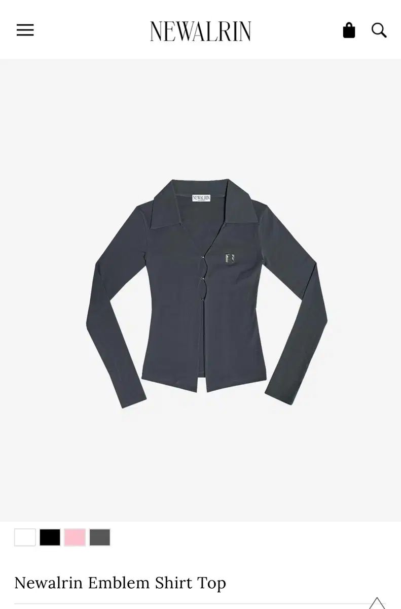 ニューアルリン エンブレム シャツ トップス