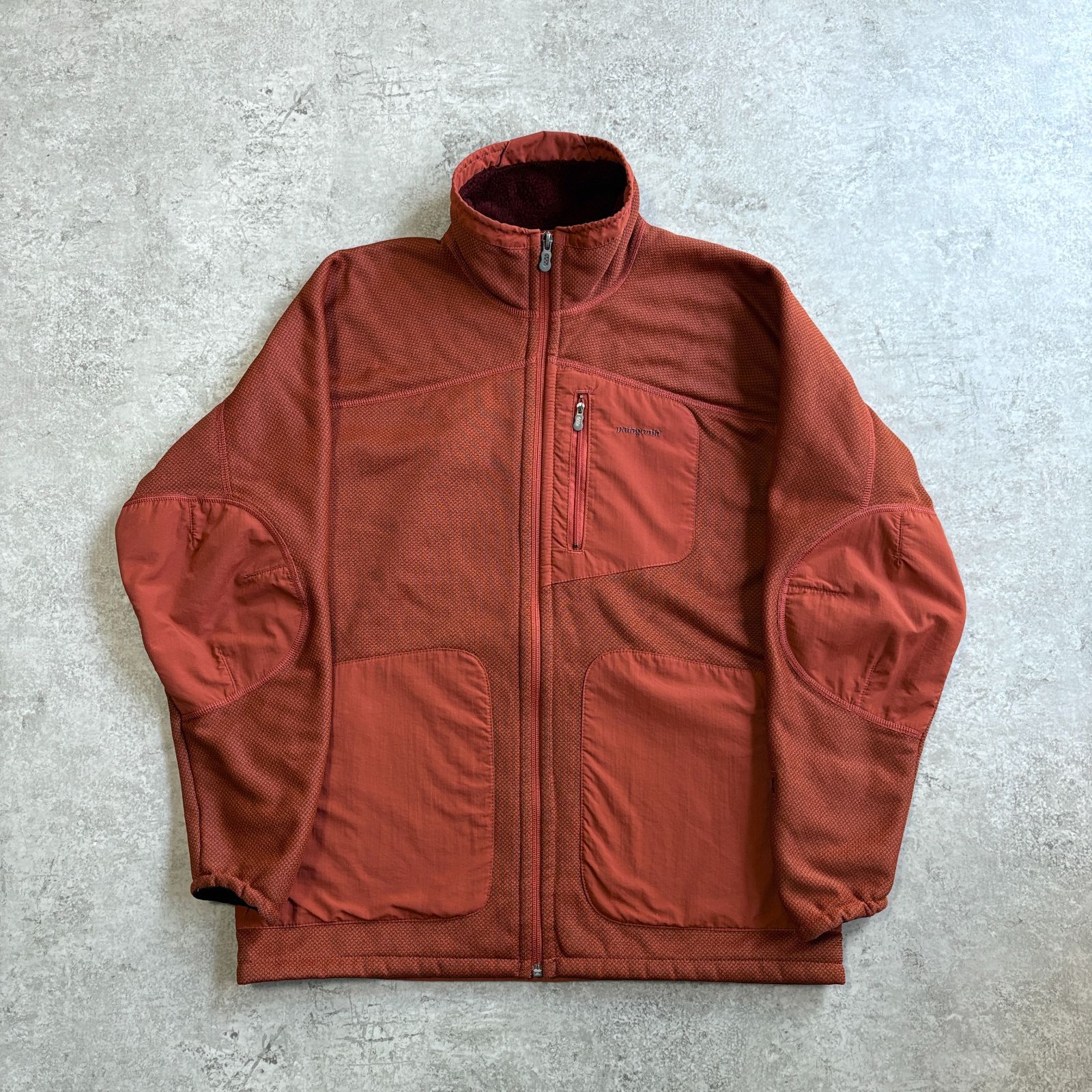 00s 2005年 USA製 patagonia R2 Granular Jacket 【 orange 