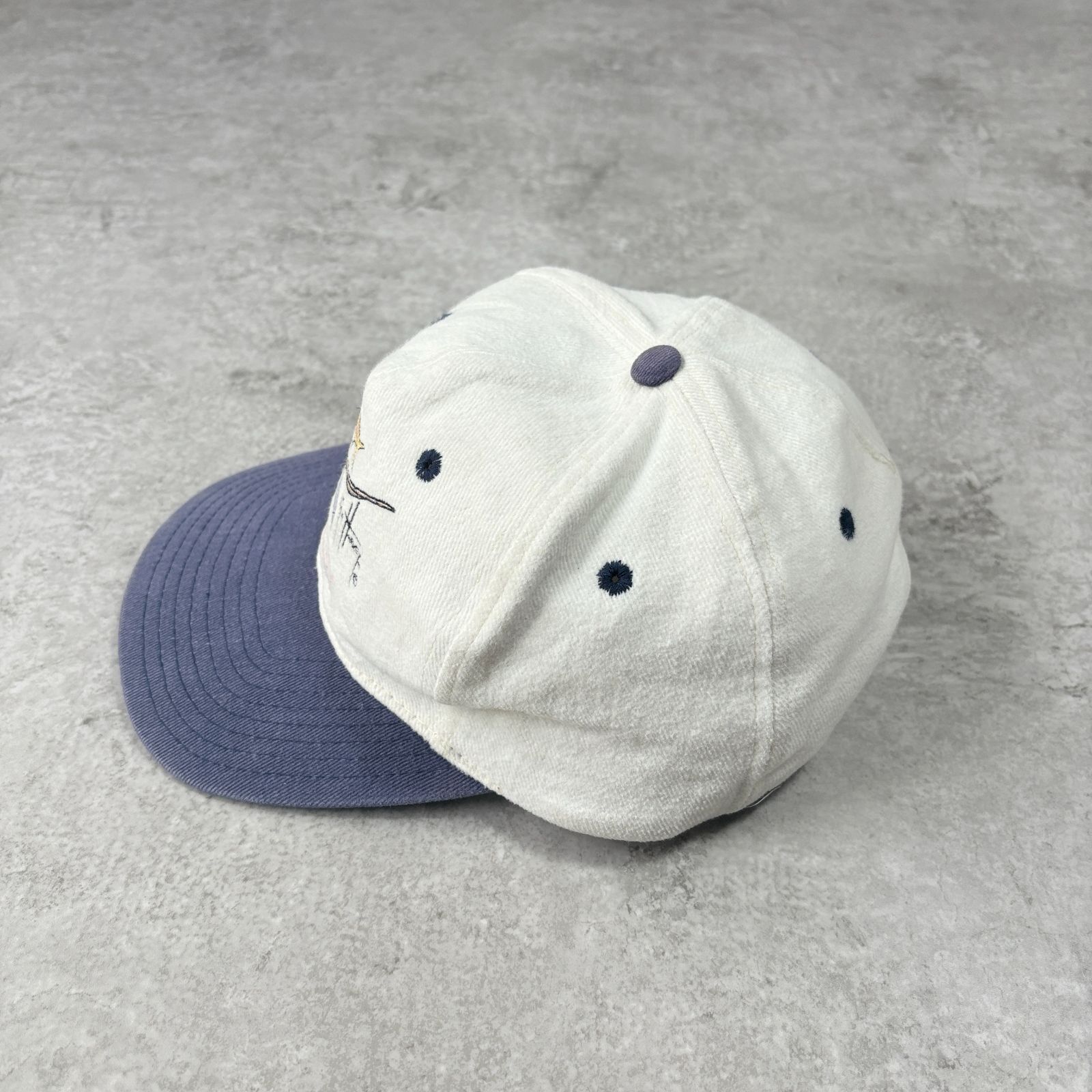90s Guy Harvey Fish embroidered 6panel Cap ガイ ハーヴェイ 魚 エイ