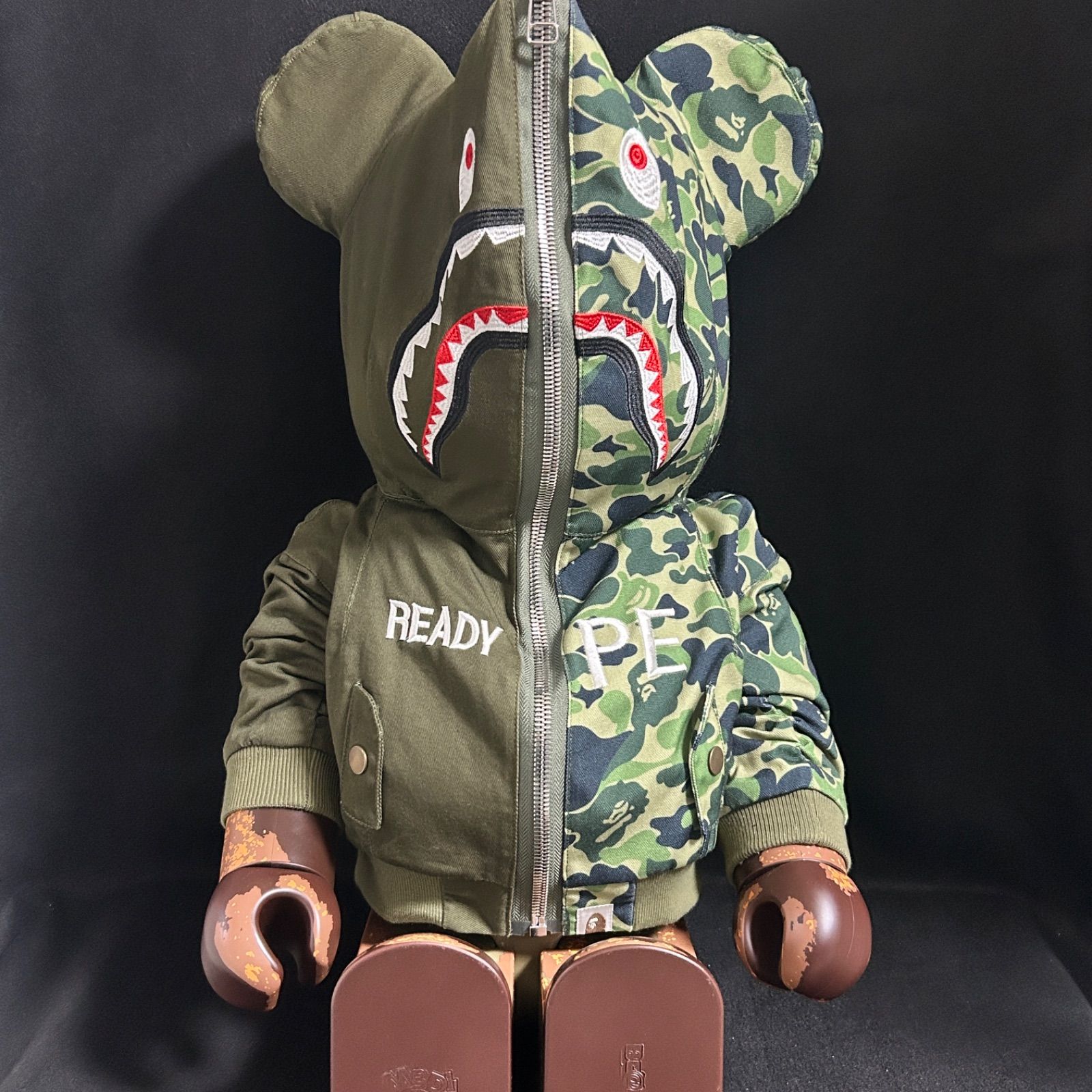 A BATHING APE® READYMADE BE@RBRICK ベアブリック 1000% フィギュア