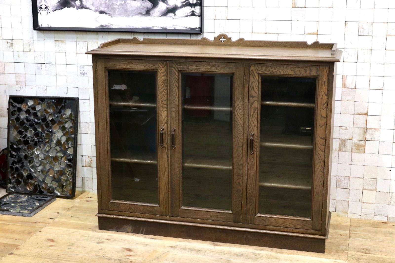 GMIK581○神戸洋家具 永田良介商店 サイドボード リビングボード