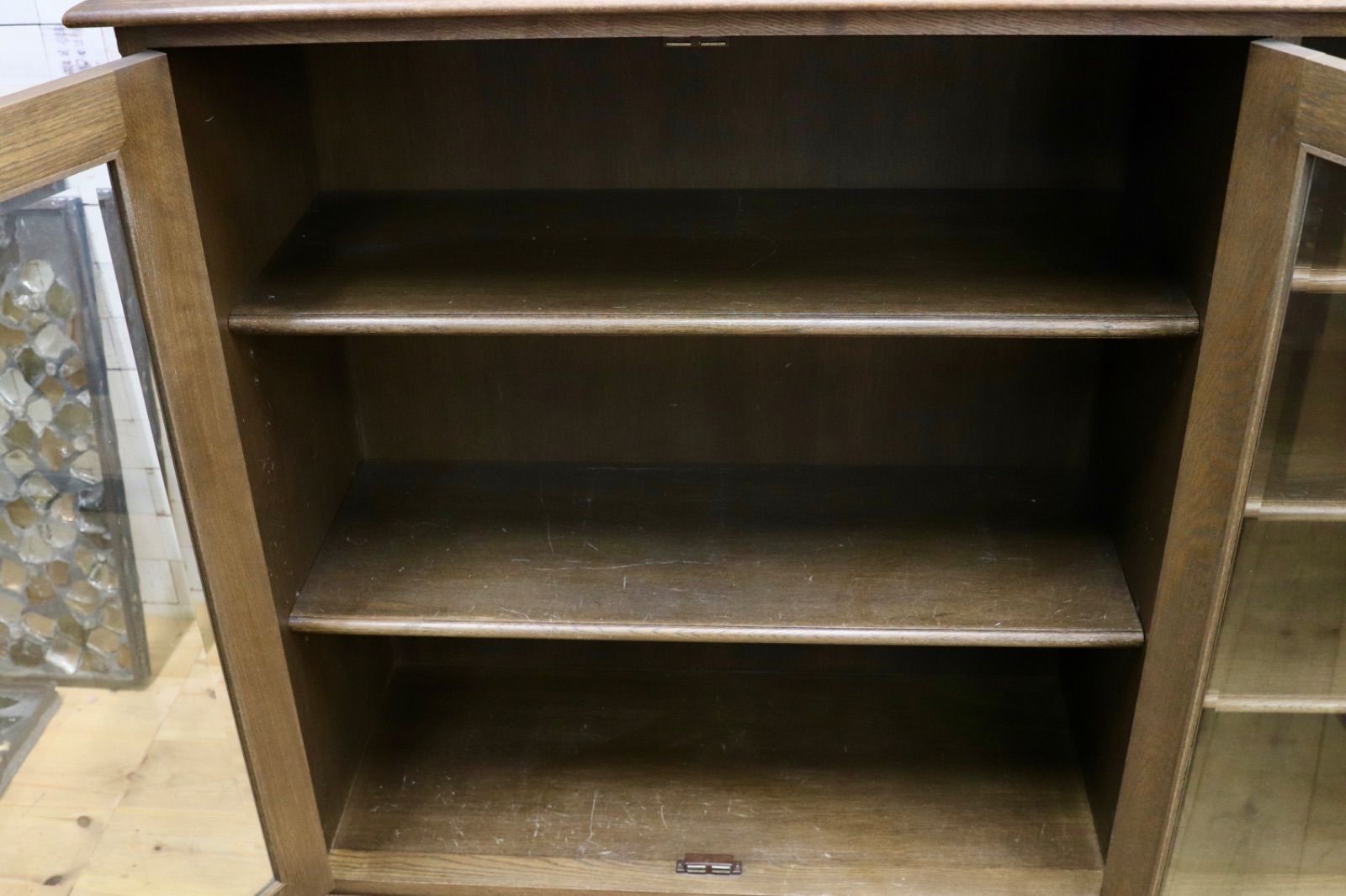 GMIK581○神戸洋家具 永田良介商店 サイドボード リビングボード