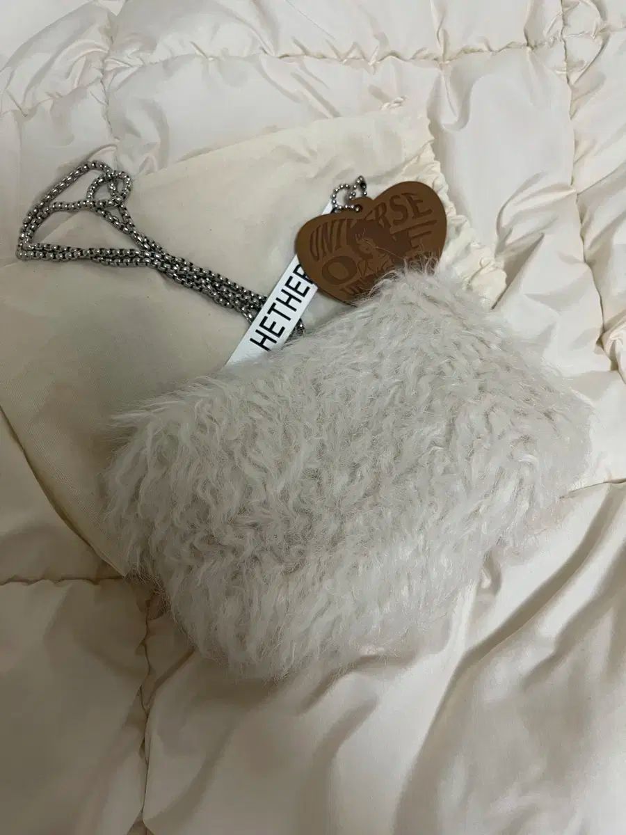 HETHERMENT カリー ファー バッグ クリーム