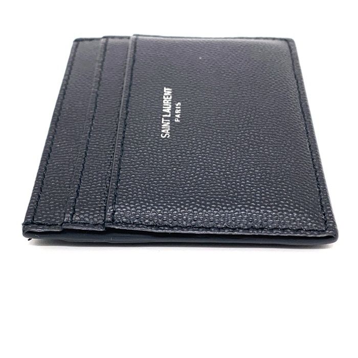 SAINT LAURENT サンローラン レザーカードケース ブラック GUE375946