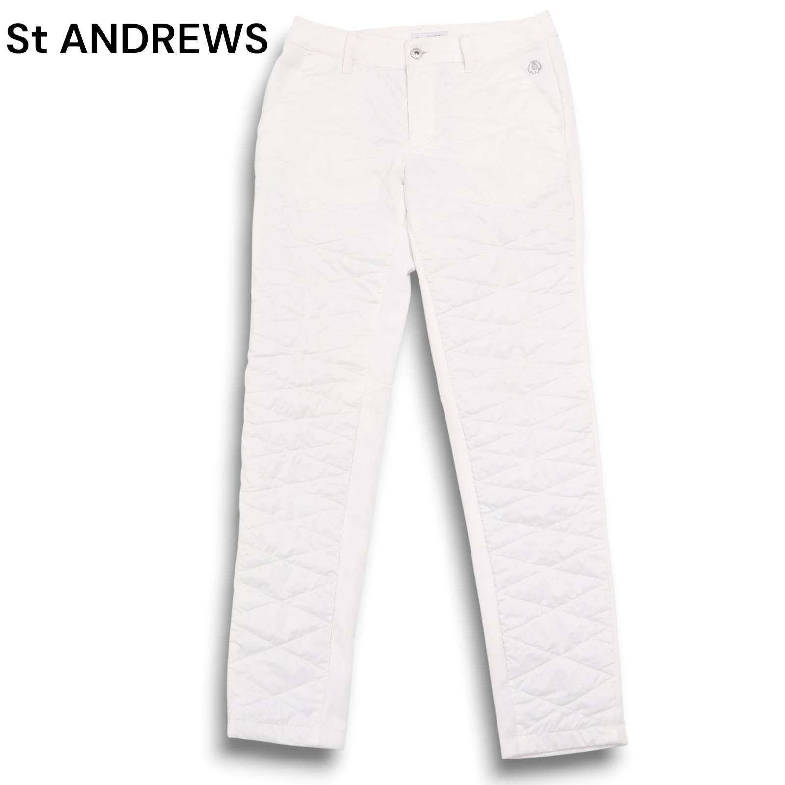 St ANDREWS セントアンドリュース ゴルフ 秋冬 ロゴ刺繍☆ 中綿 ダイヤ