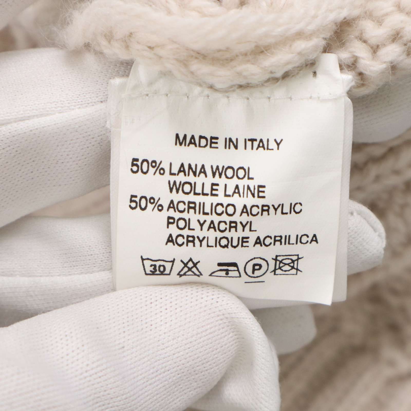 イタリア製☆ BARNEYS NEWYORK バーニーズ ニューヨーク 秋冬 ウール 